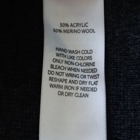 Ellen Tracy Long Button Front Wool Blend Cardigan Coat Gray Size 1X - Picture 7 of 8